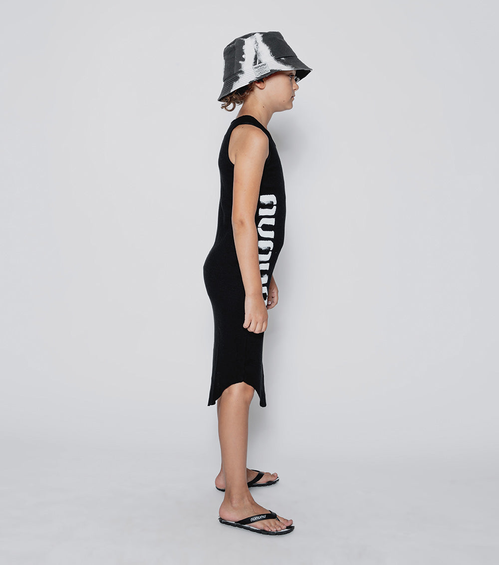NUNUNU Black Nununu Tank Dress