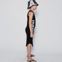 NUNUNU Black Nununu Tank Dress