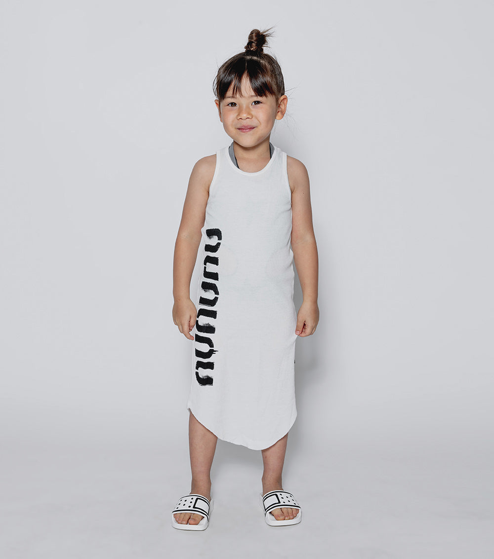 NUNUNU White Nununu Tank Dress