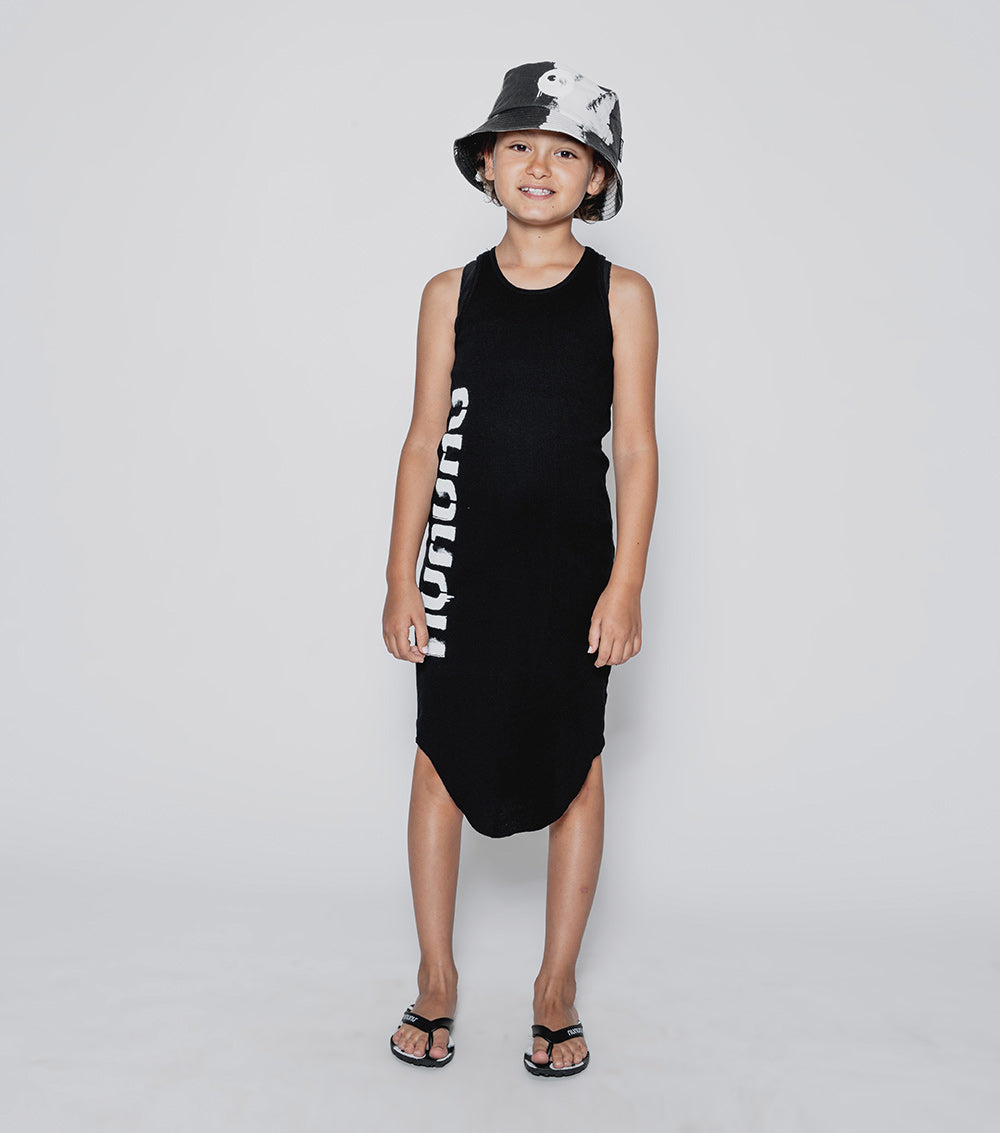 NUNUNU Black Nununu Tank Dress