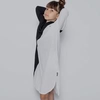NUNUNU Black/White Duo Kaftan