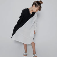 NUNUNU Black/White Duo Kaftan