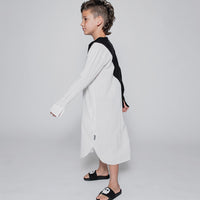 NUNUNU Black/White Duo Kaftan