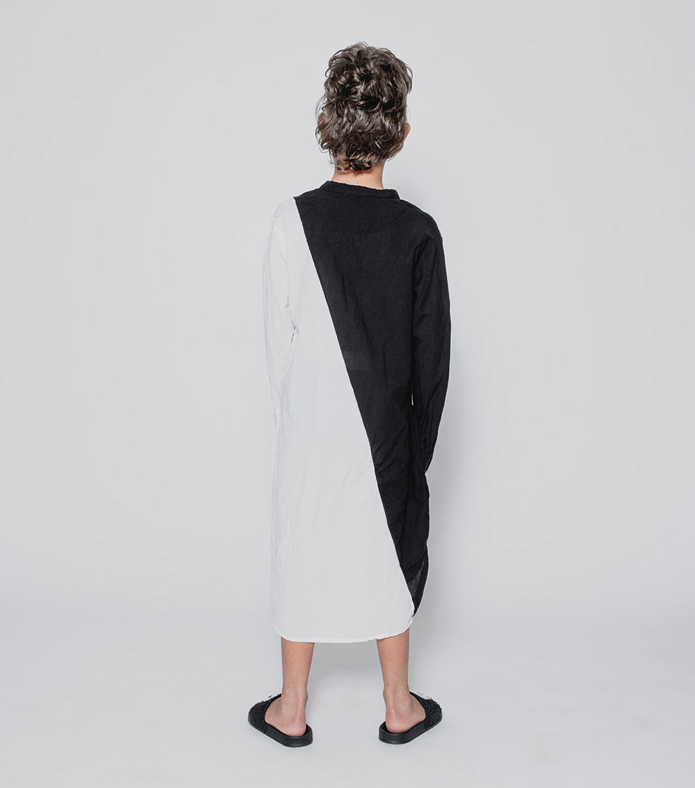 NUNUNU Black/White Duo Kaftan