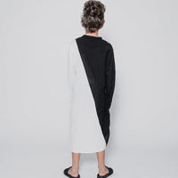 NUNUNU Black/White Duo Kaftan