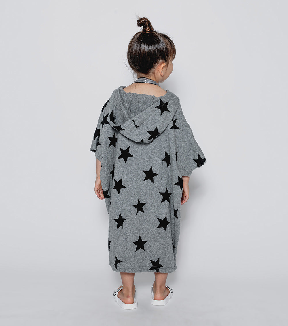 NUNUNU Dusty Hthr Grey Star Beach Cover