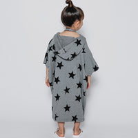 NUNUNU Dusty Hthr Grey Star Beach Cover