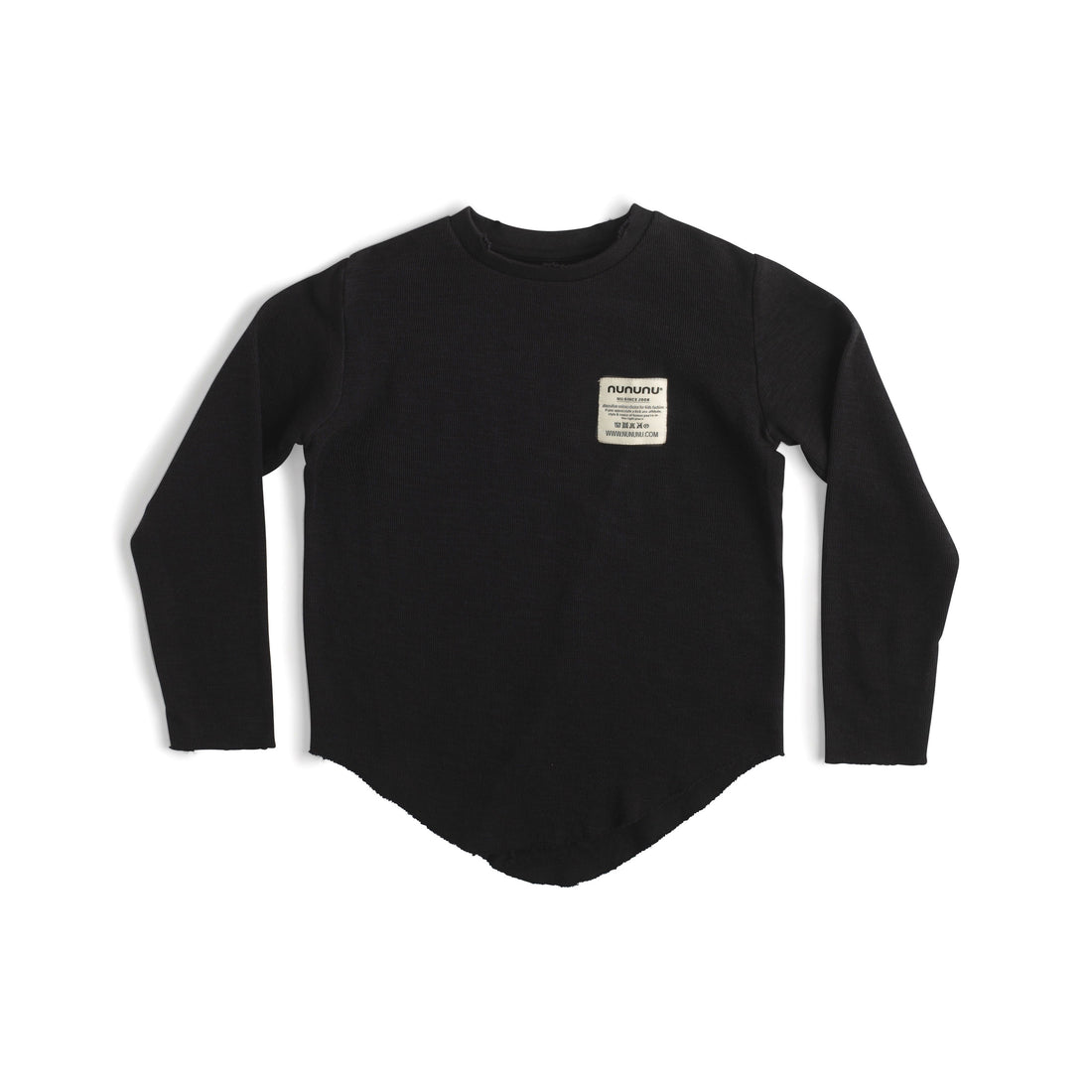 NUNUNU Black Basic Layer Shirt
