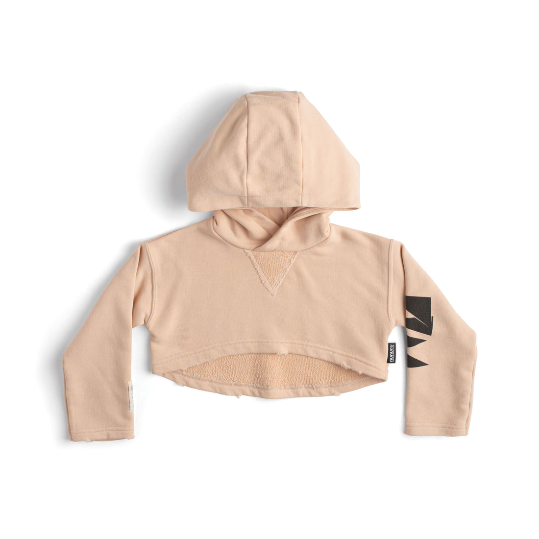 NUNUNU Nude Rounded Hoodie
