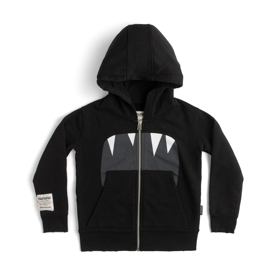 NUNUNU Black Roar Zip Hoodie