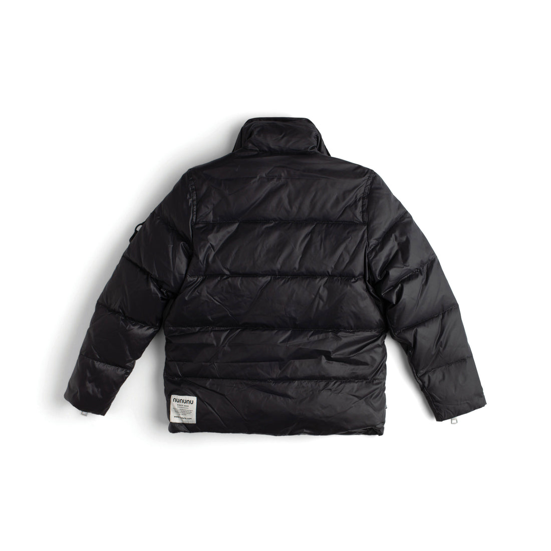 NUNUNU Black Biker Down Jacket