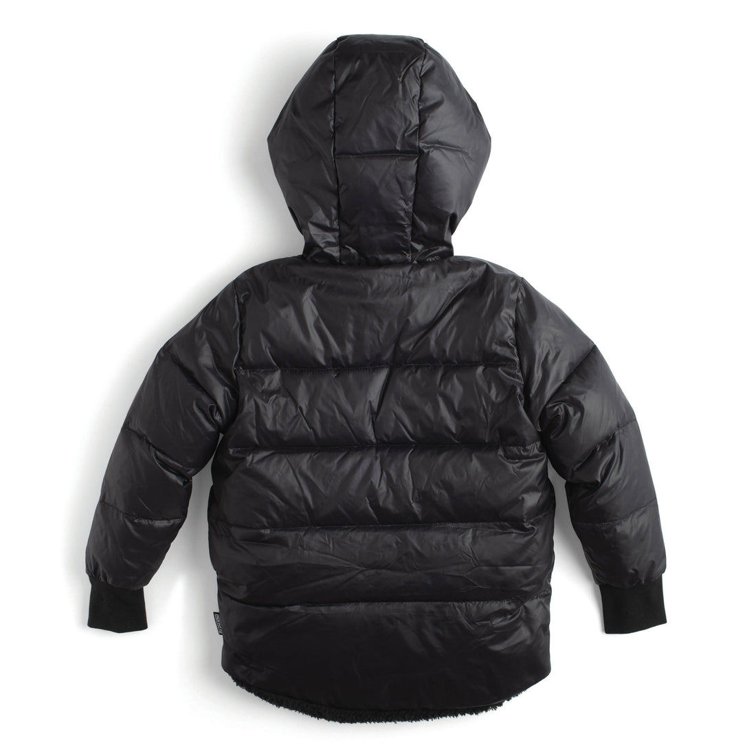 NUNUNU Black Reversable Sherpa Down Jacket