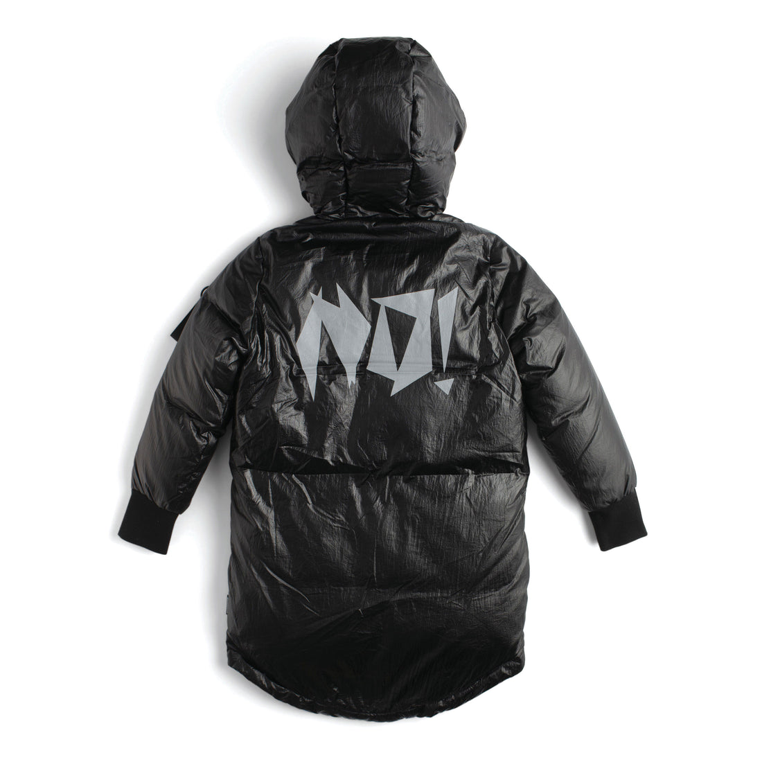 NUNUNU Black Extra Heavy Down Parka Coat