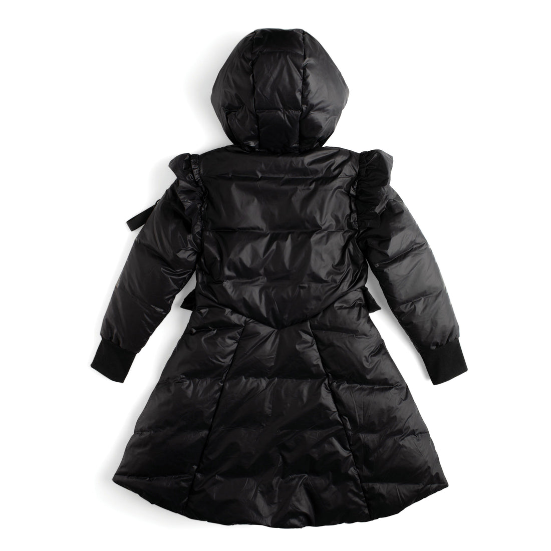 NUNUNU Black Fancy Dance Down Coat