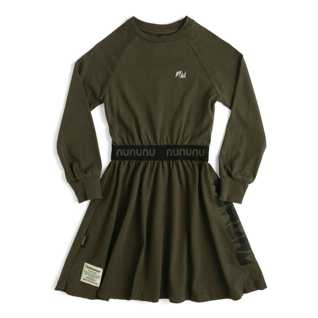 NUNUNU Olive Nununu Dance Dress