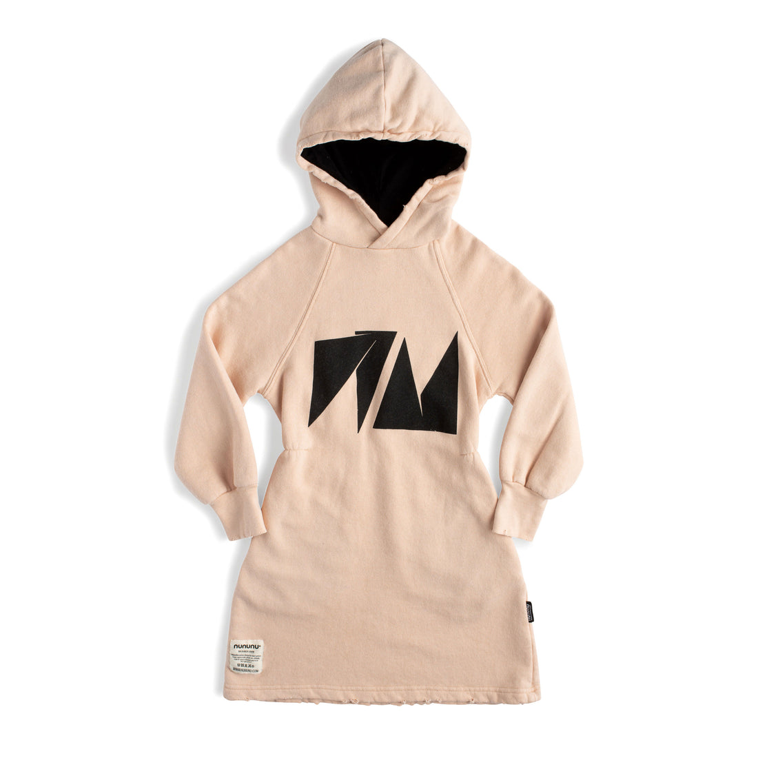 NUNUNU Nude Nu Hooded Dress