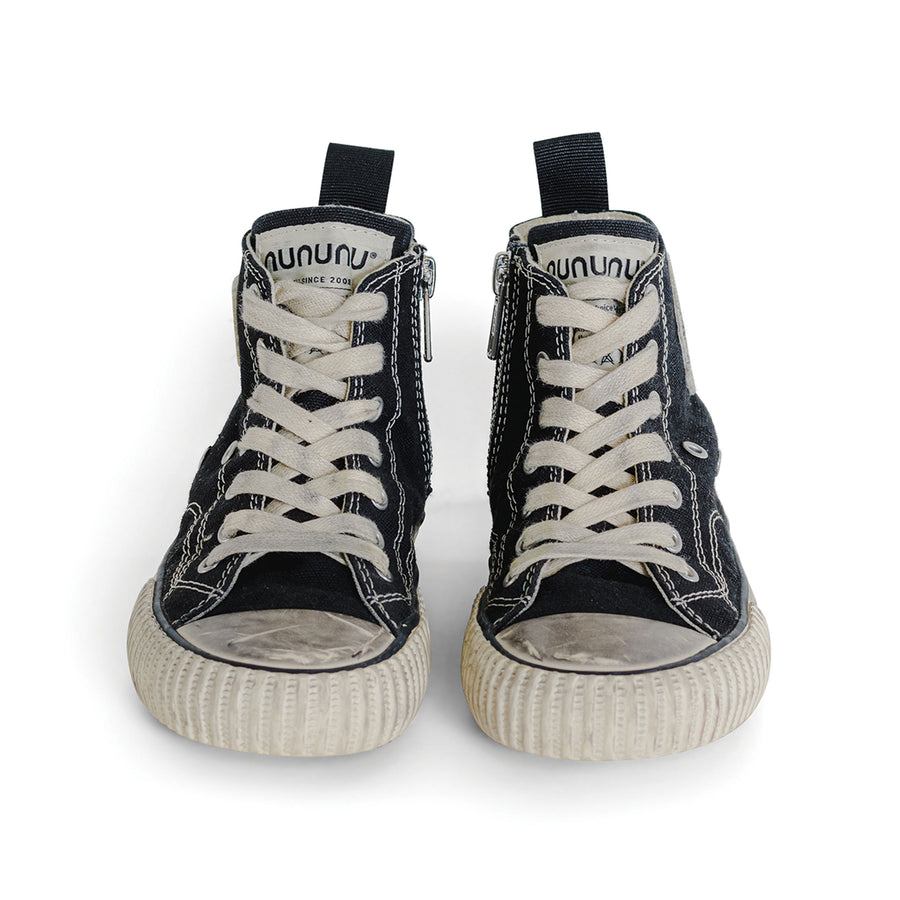 NUNUNU Black High Tops .