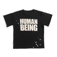 NUNUNU Black Only Human T-shirt