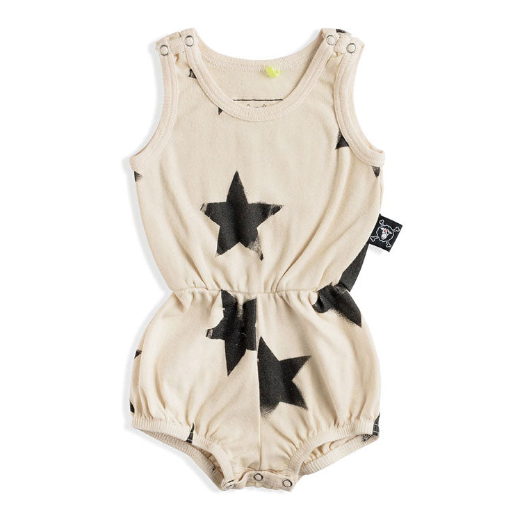 NUNUNU Natural Faded Star Yoga Overall
