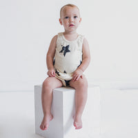 NUNUNU Natural Faded Star Yoga Overall