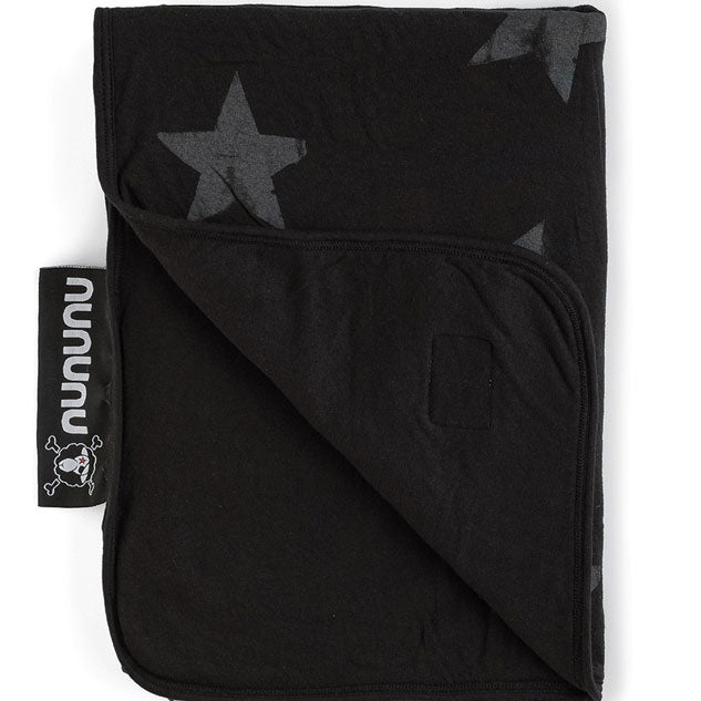 NUNUNU Black Star Blanket