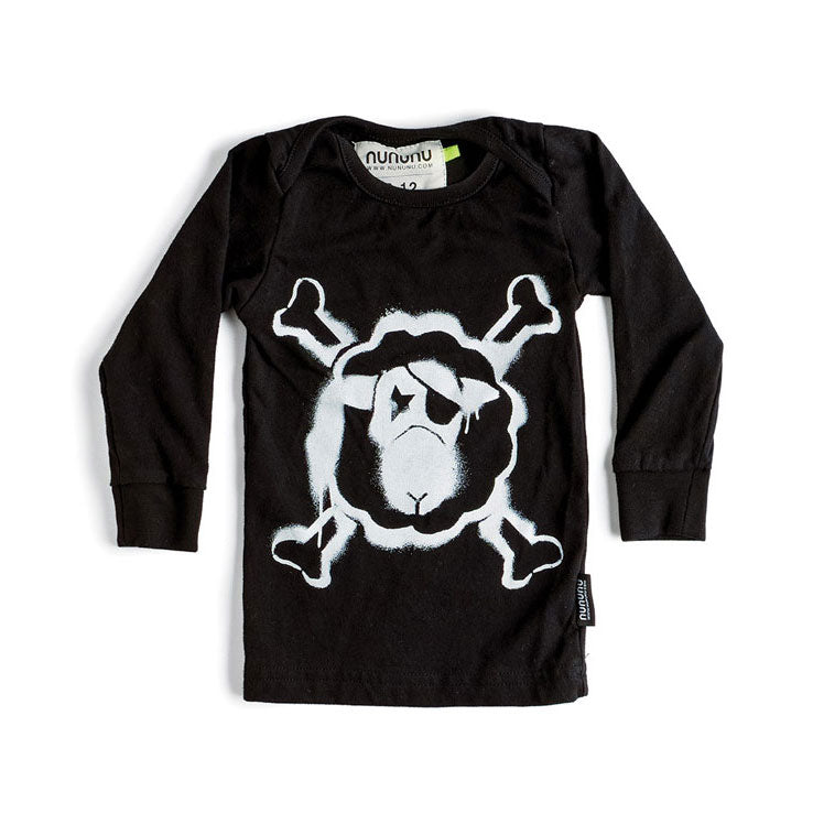 Nununu Black Blacksheep Baby Shirt