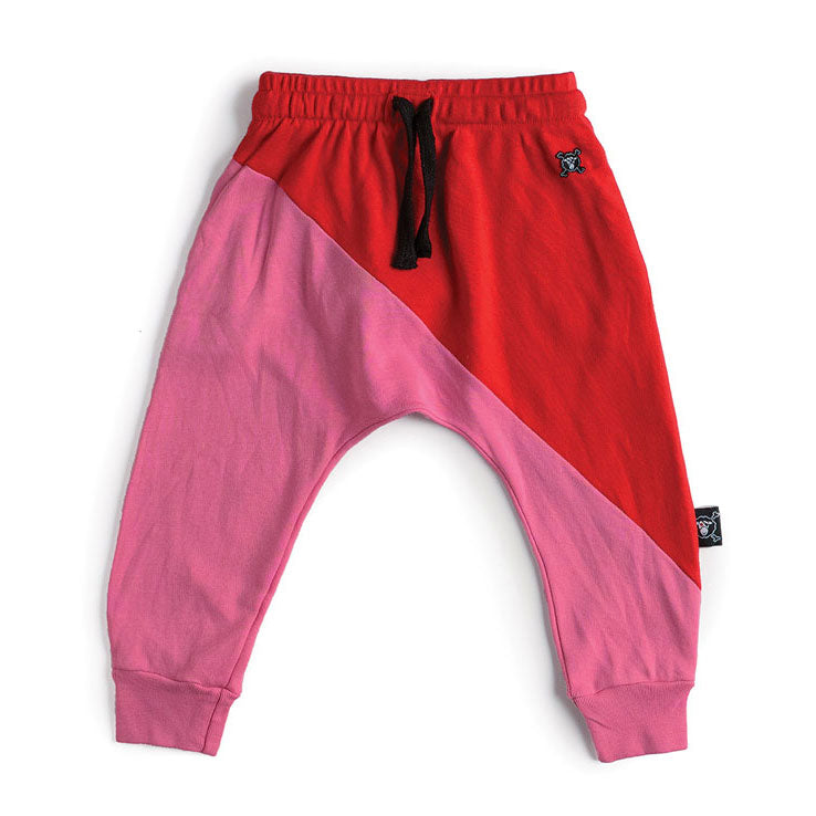 Nununu Red/Hot Pink Duo Baggy Pants