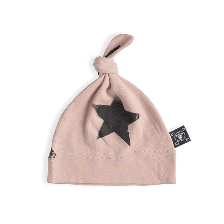 NUNUNU Powder Pink Faded Star Hat