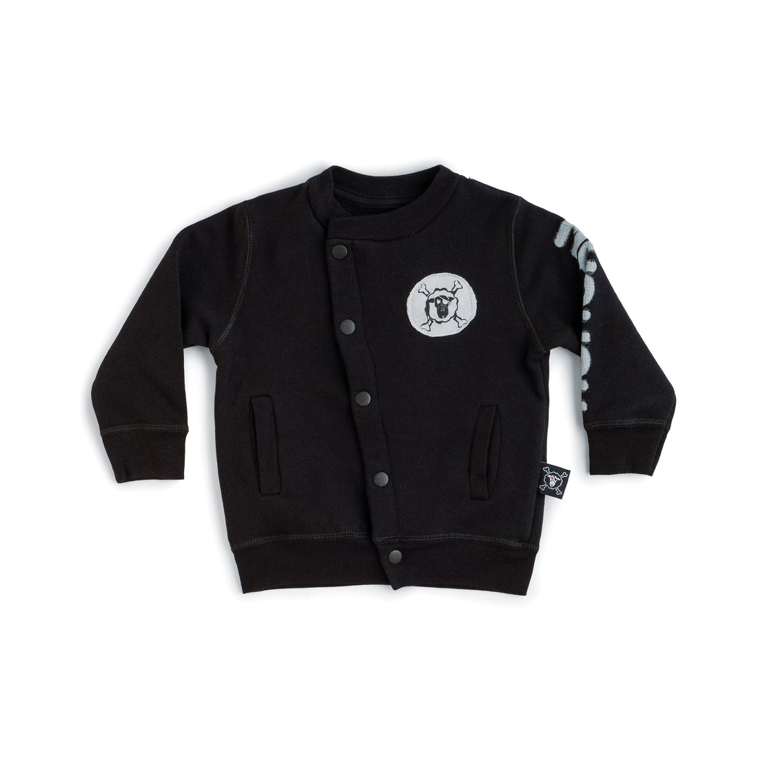 NUNUNU Black Solid Cardigan