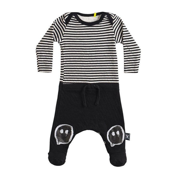 NUNUNU Stripe Combo Stripe Overall