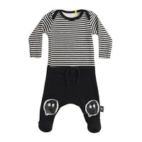 NUNUNU Stripe Combo Stripe Overall