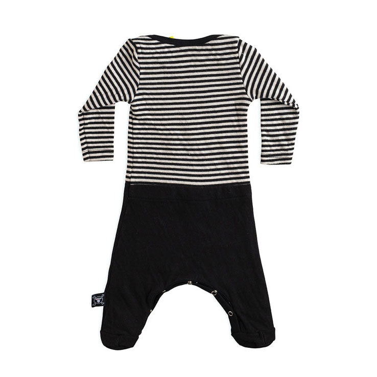 NUNUNU Stripe Combo Stripe Overall
