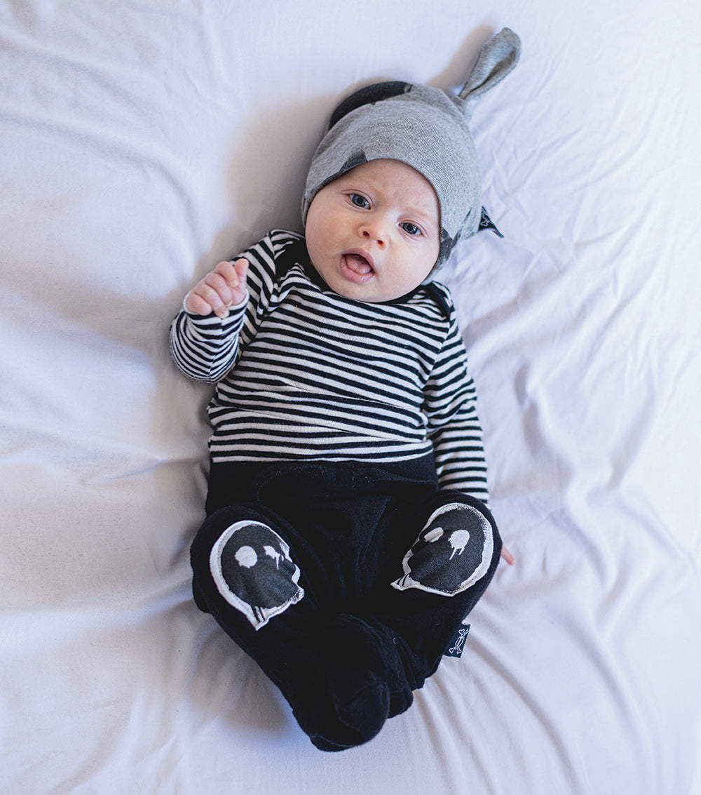NUNUNU Stripe Combo Stripe Overall