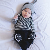 NUNUNU Stripe Combo Stripe Overall