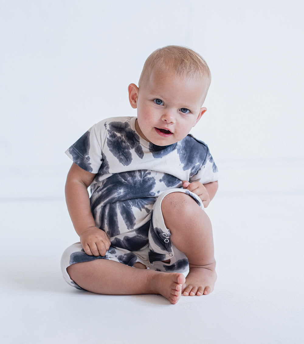 NUNUNU Tie Dye Tie Dye Playsuit