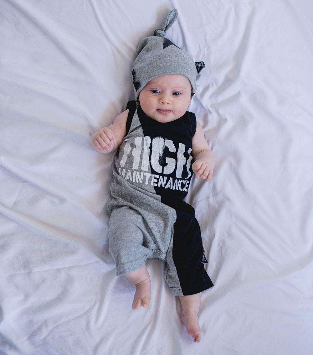 NUNUNU Black/Hthr Grey H.M. Tank Overall