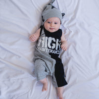 NUNUNU Black/Hthr Grey H.M. Tank Overall