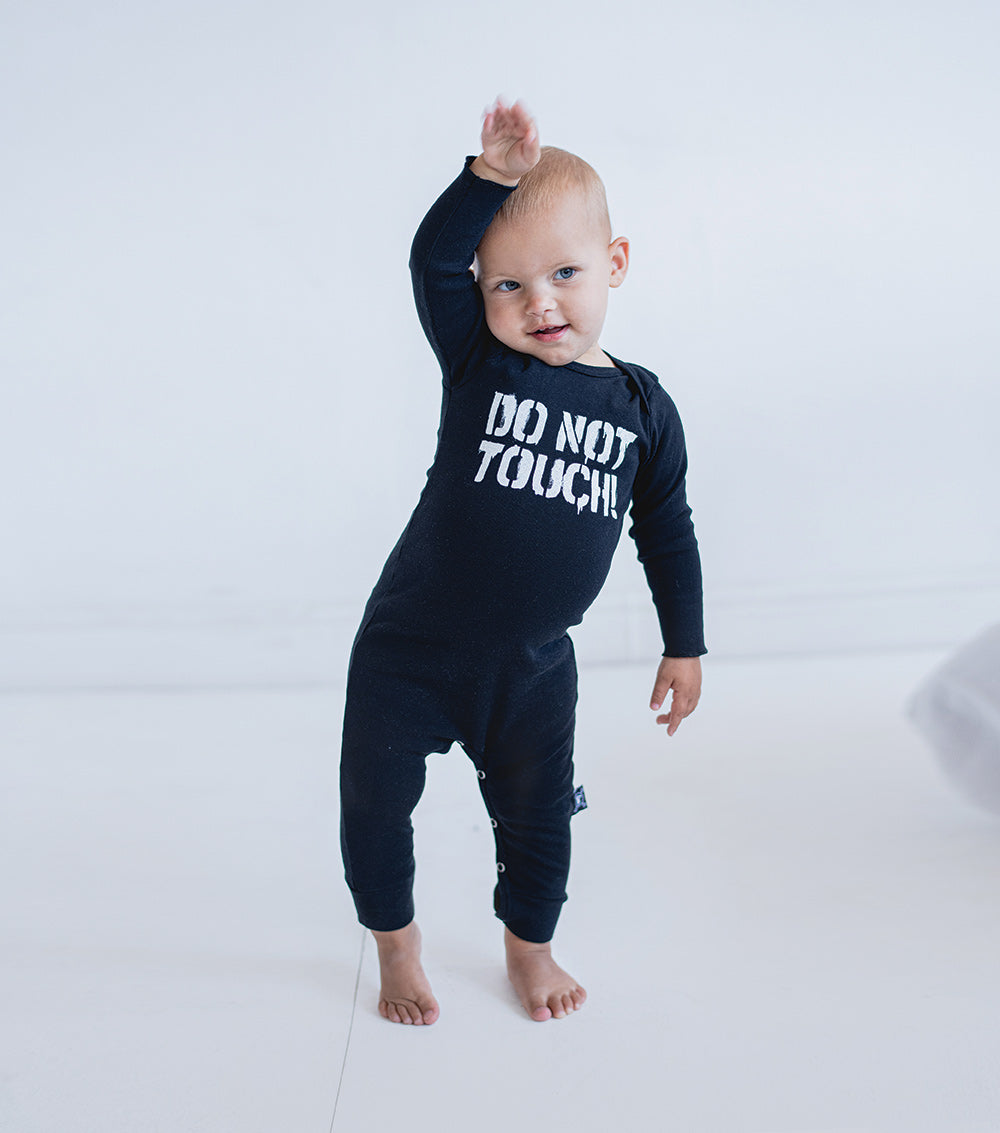 NUNUNU Black D.N.T. Overall