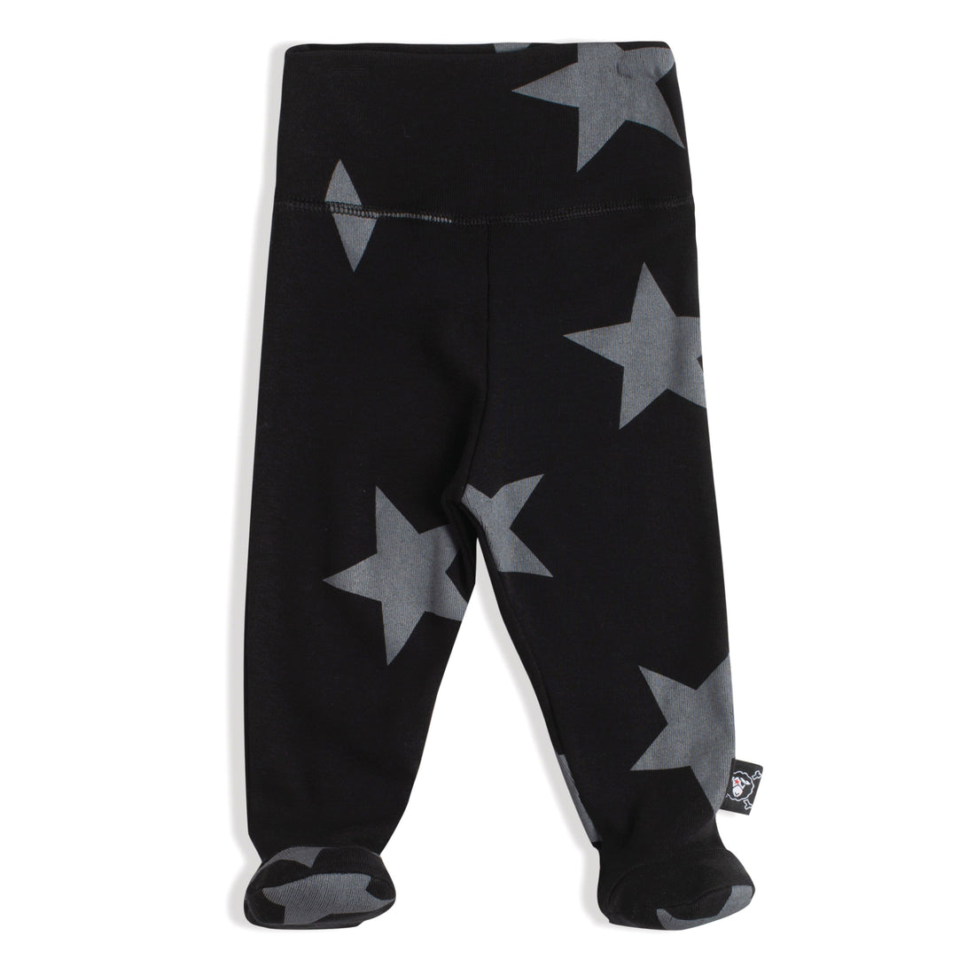 NUNUNU Black Star Footed Leggings