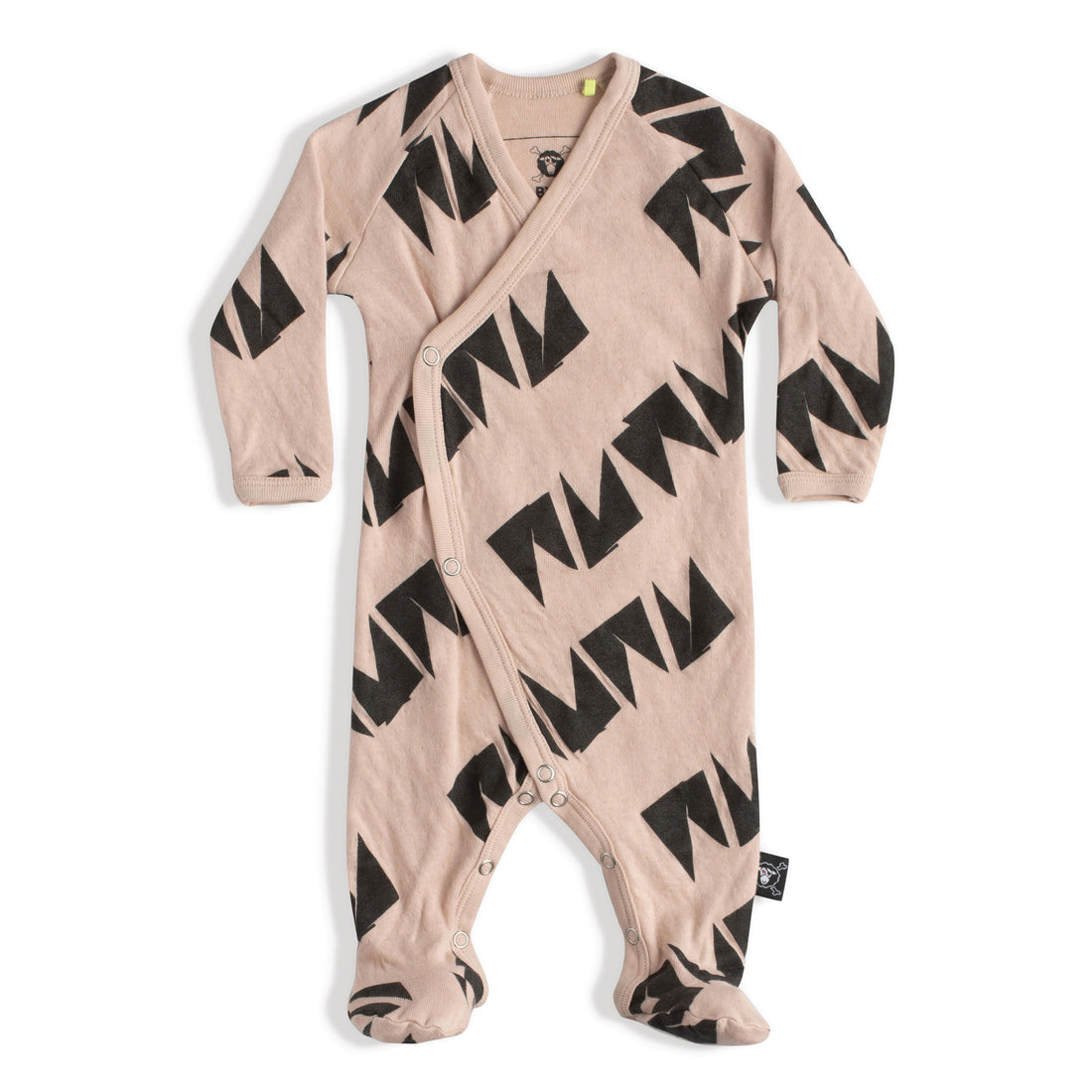 NUNUNU Nude Soft Nununu Footed Overall