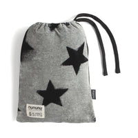 NUNUNU Heather Grey Faded Star Velvet Blanket