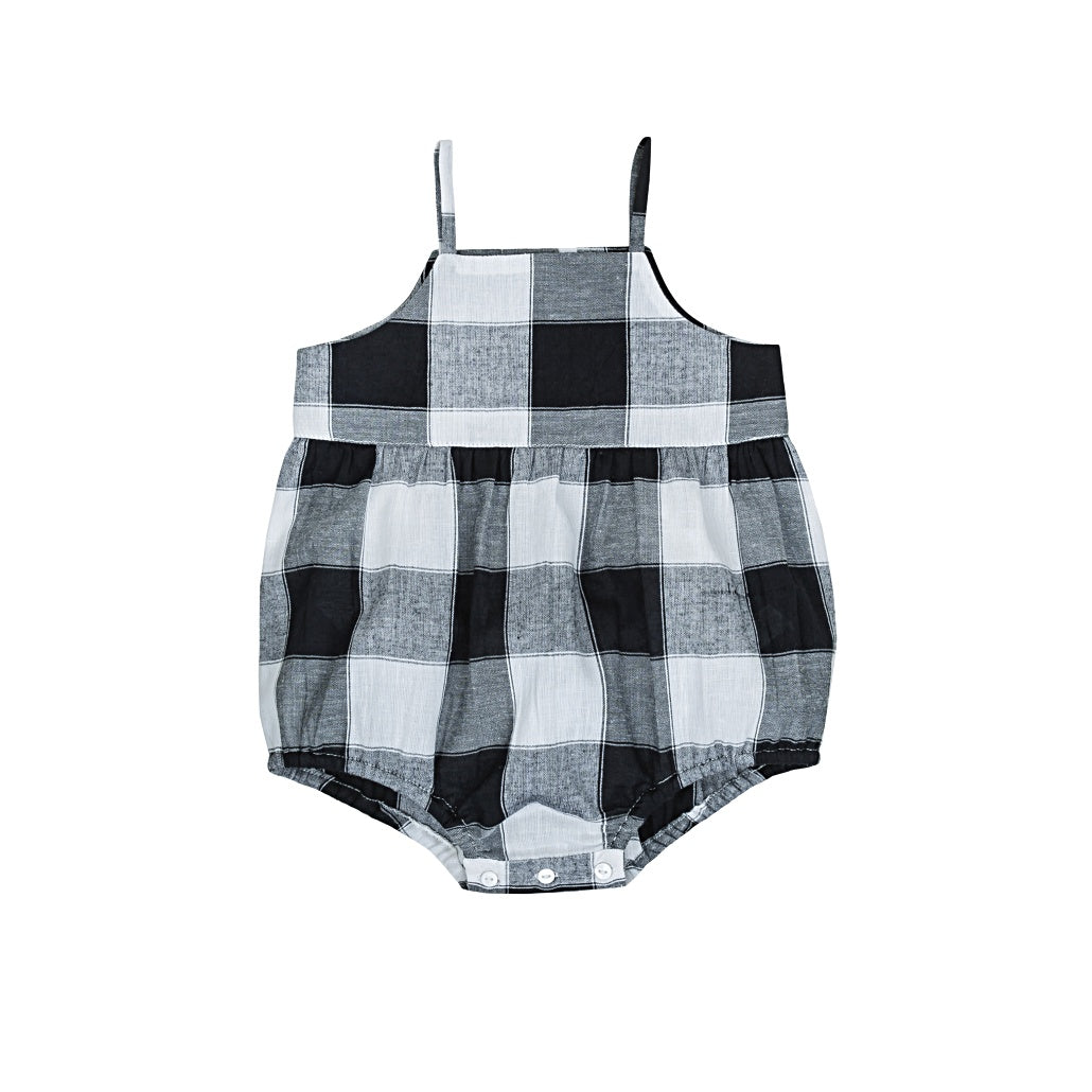 Keti Keta Black Check Alma Romper