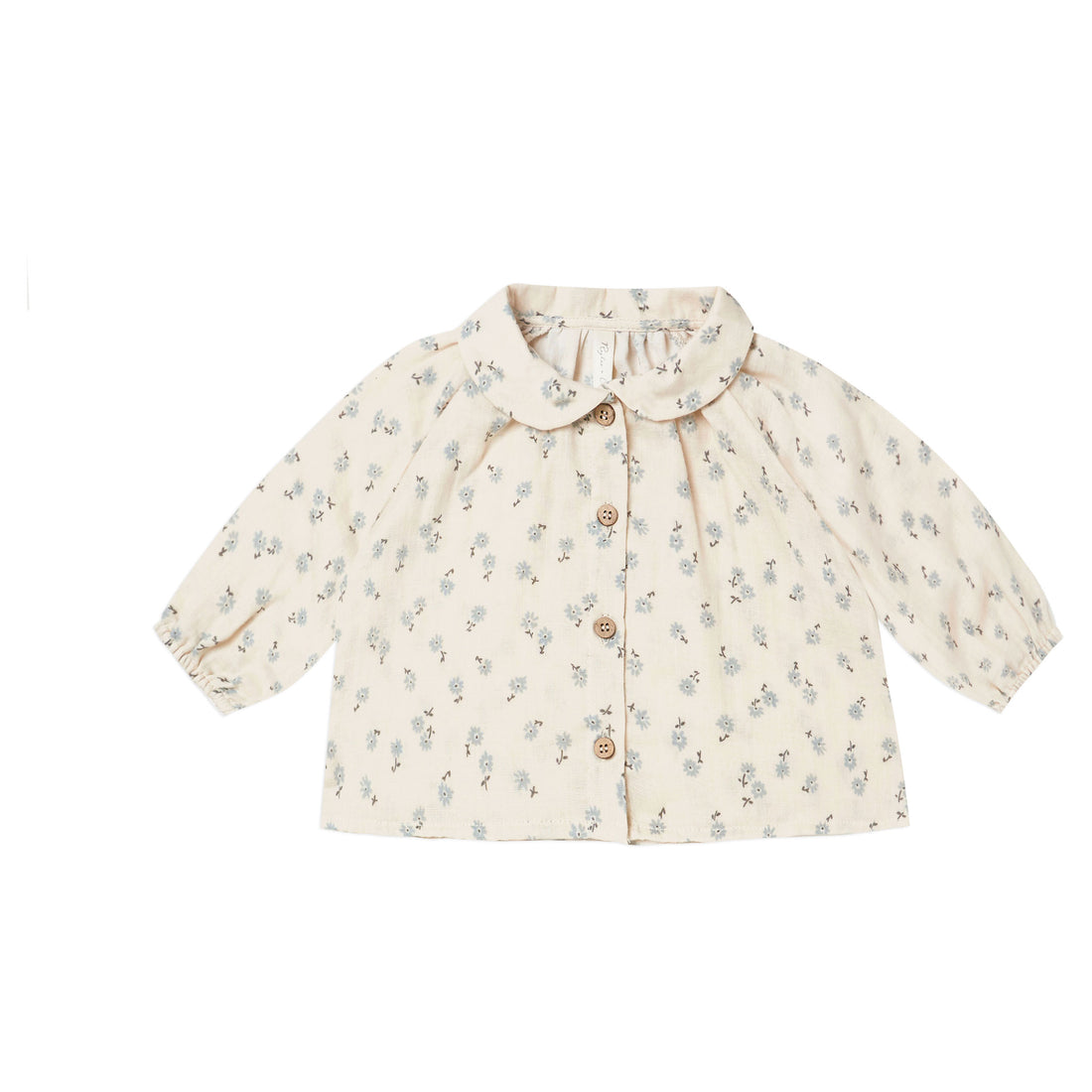 Rylee and Cru Nellie Top | Blue Ditsy