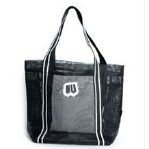 NUNUNU Black Net Resort Tote