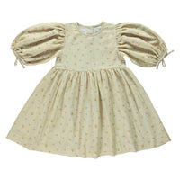 Bebe Organic Signature Beige Floral Nora Dress