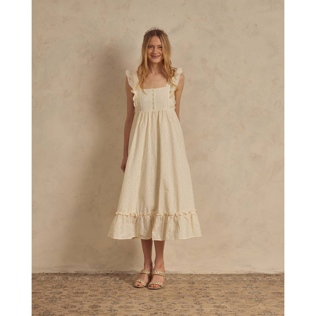 Noralee Ivory Eyelet Lucy Womens Dress