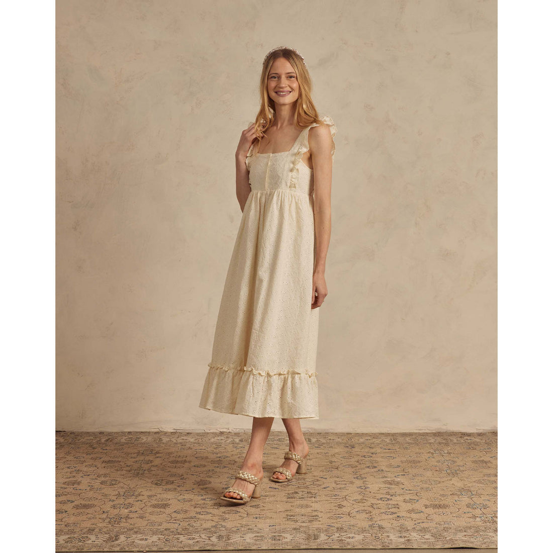 Noralee Ivory Eyelet Lucy Womens Dress