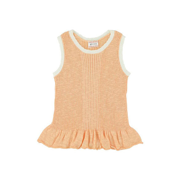Morley Apricot/Off White North Top