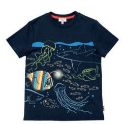 Paul Smith Night Ocean Glow In The Dark Tee