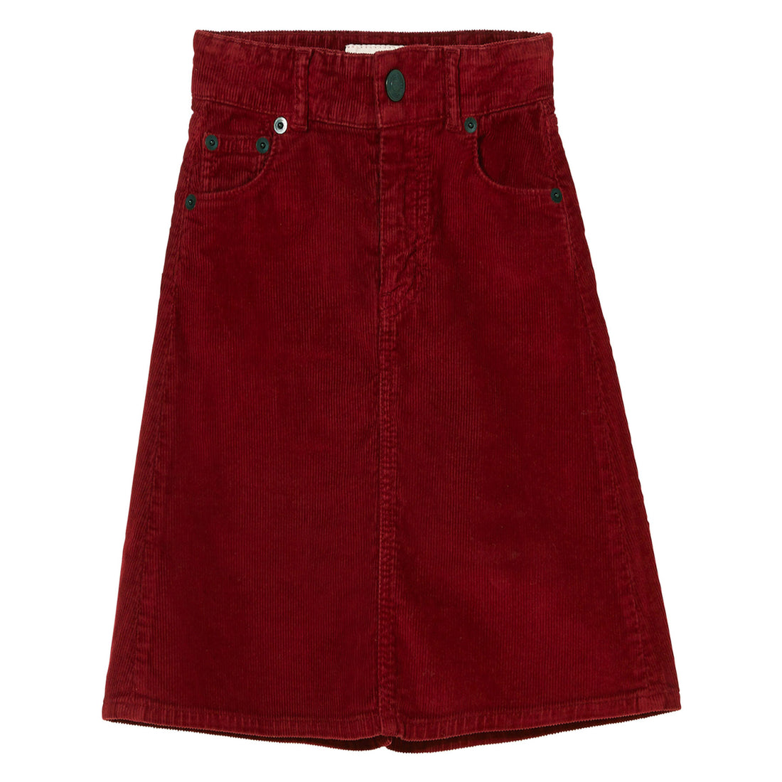 Finger in the Nose Burgundy Corduroy Skirt